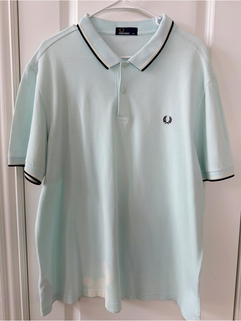 Fred Perry Classic Pique Polo Mens Shirt in Light Mint Shirt - XXL